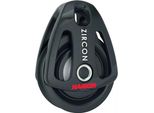 Harken Blocco Singolo Di Zirconi 40 Mm Argento Taglia Unica