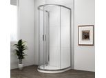 Cabina Doccia Semicircolare Easy 900X900 Mm, Vetro Trasparente