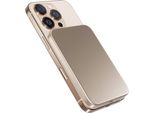 Epico Ultrapack Qi2 Slim 5000Mah Aluminium Mag Wireless Powerbank EM51 - Desert Titanium