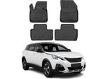 2017-2025 Peugeot 5008 Tappetini Tpe Nero 4 Pz