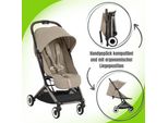 Cybex Orfeo Passeggino Da Viaggio Dalla Nascita Ai 4 Anni - Collezione 2025, Colore:Almond Beige