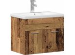 Vidaxl Mobile Da Bagno In Legno Recuperato 60 X 38,5 X 46 Cm Materiale A Base Di Legno