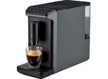 Tchibo Esperto Mini Macchina Da Caffè Completamente Automatica Per Caffè Crema Ed Espresso, Larga Solo 16 Cm, Piccola E Compatta, Adatta Ad Ogni Cucina, Campeggio, Casa Minuscola, Appartamento Per Studenti, Grigio