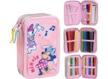 Astuccio Disney Minnie Pieno Di Matite - Astuccio Per La Scuola E Portamatite Con Accessori Per Bambini