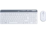 Logitech Slim Wireless Combo MK470, Grigio - De/En