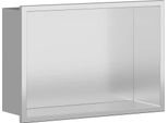 Vidaxl Piatto Doccia Argento 30 X 20 X 9,5 Cm In Acciaio Inox