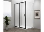 Easy Black Cabina Doccia Rettangolare 1200X900Mm L/R Variante