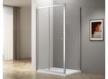 Ugga Cabina Doccia Rettangolare 1400X900Mm, Vetro Trasparente
