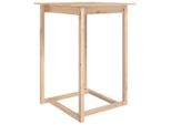 Syfax™ Tavolo Da Bar 80X80X110 Cm In Legno Massello Di Pino