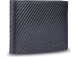 Bugatti Portafoglio Lima Rfid Wallet With Flap Carbon Black Nero