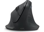Mouse Verticale Ergonomico Hama EWM-600R, Multidispositivo, Senza Fili, Batteria Ricaricabile, Nero (00173092)
