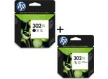 Cartucce Originali Hp 302XL - Multipack (F6U67AE + F6U68AE)
