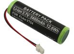 Avizar, Batteria Per Termometro A Infrarossi Fluke VT04 Li-Ion 3,7V 3400Mah, Nero/Verde