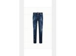 Dsquared2 Jeans Cool Guy Con Lavaggio Scuro E Muffa In Blau