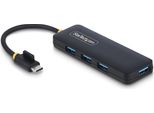 Startech.Com Hub USB-C A 4 Porte, 5Gbps, Da USB-C A 4X USB-A, Alimentato Via Bus Senza Alimentatore, Mini Hub, Splitter Usb 3.0 Multiporta, Distributore Di Hub Usb Da Tavolo Con 4X Porte USB-A, Hub Da Viaggio