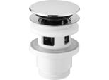 Set Di Scarico 5/4", Click-Clack, Tappo Grande, 32-52 Mm, Abs/Cromo"