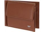 Golden Head Pelle Portafoglio Fermasoldi Polo Rfid Protect Clip-Scheintasche 1921 Cognac Marrone