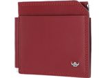 Golden Head Pelle Portacarte Fermasoldi Polo Clip-Scheintasche 1960 Rot Rosso Scuro