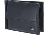 Golden Head Pelle Portafoglio Fermasoldi Polo Rfid Protect Clip-Scheintasche 1921 Marineblau Blu Scuro