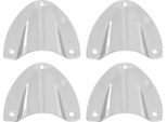 4PCS Marine Wire Cable Vent Cover Lucidato Facile Installazione In Acciaio Inox Clam Shell Fan Per Barca Yacht