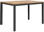 Milani Home - Tavolo Da Pranzo Con Struttura Nera Cm 68 L X 110 P X 75 Hdi Coloreantracite