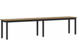 Vidaxl Panca Artigianale In Rovere 200 X 35 X 45 Cm Materiale A Base Di Legno
