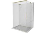 Mexen Rox-3S L Cabina Doccia A 3 Lati Scorrevole 160 X 120 Cm, Trasparente, Dorata - 8C2L-160-120-50-00-3S