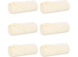 Vidaxl Coperte 6 Pezzi Crema 170 X 130 Cm In Pile