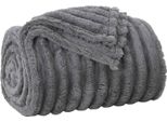 Vidaxl Coperta In Pile Grigio Scuro 150 X 130 Cm