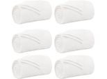 Vidaxl Coperte 6 Pezzi Bianco 240 X 270 Cm Pile