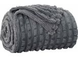 Vidaxl Coperta In Pile Grigio Scuro 200 X 150 Cm