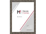 Mendeframes Cornice Barocca H530 Cornice In Legno Argento 20X28 Cm Con Vetro Museale