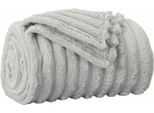 Vidaxl Coperta Grigio 270 X 240 Cm In Pile