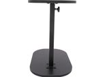 Tavolino - Tavolino Da Divano A Forma Di C - Regolabile In Altezza Da 45 A 80 Cm - Tavolino Da Letto - Tavolino Da Salotto - Per Soggiorno/Camera Da Letto - Nero
