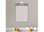 Tagliere/Cucina - Acciaio 316 - Superficie Igienica - Facile Da Pulire - 42 × 29 Cm - Grigio