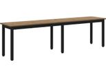 Vidaxl Panca Artigianale In Rovere 160 X 35 X 45 Cm Materiale A Base Di Legno
