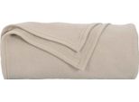 Vidaxl Coperta Beige 170 X 130 Cm In Pile