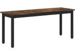 Vidaxl Panca Colore Fumo 110 X 35 X 45 Cm Materiale A Base Di Legno