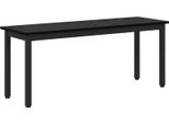 Vidaxl Panca Look Rovere Nero 110 X 35 X 45 Cm Materiale A Base Di Legno