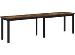 Vidaxl Panca Colore Fumo 160 X 35 X 45 Cm Materiale A Base Di Legno