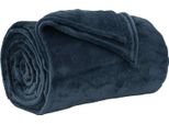 Vidaxl Coperta Blu Navy 150 X 200 Cm In Pile