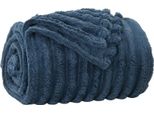 Vidaxl Coperta In Pile Blu Navy 200 X 150 Cm