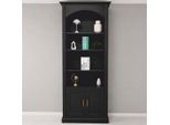 Casa Padrino Libreria In Stile Country Nero 102 X H. 250 Cm - Mobili In Stile Country