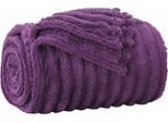 Vidaxl Coperta Viola 270 X 240 Cm In Pile