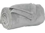 Vidaxl Coperta Grigio 220 X 240 Cm In Pile