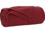 Vidaxl Coperte 24 Pezzi Rosso Bordeaux 270 X 240 Cm In Pile