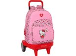 Zaino Scuola Con Ruote Hello Kitty Pink 33 X 45 X 22 Cm