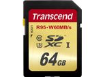 Transcend Ultimate - Flash-Speicherkarte - 64 Gb - Uhs Classe 3 - Sdxc UHS-I