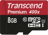 Transcend Microsdhc 8GB Classe 10 UHS-I 400X