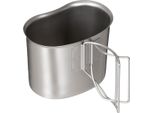 Tazza Da Borraccia Mfh Us In Acciaio Inox Con Manici Pieghevoli